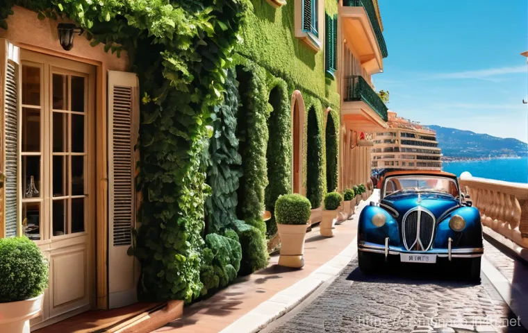 모나코에서 즐기는 프랑스 와인 및 샴페인 - **Prompt:** Inside a high-end, Michelin-starred restaurant in Monte-Carlo, a knowledgeable sommelier...